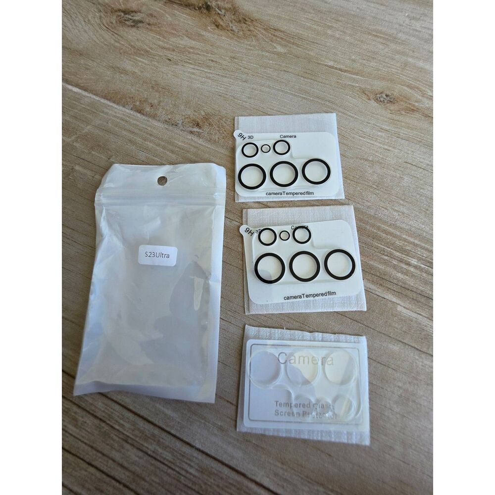 Set of 3 Galaxy S23 Camera Lens Protector, New in Package